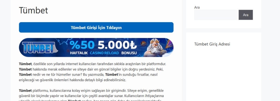 tümbet a Cover Image