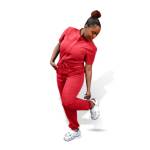 Candy Red Scrubs Romper Profile Picture