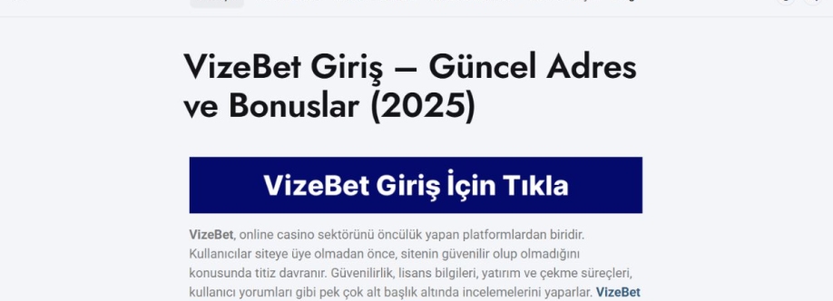 VizeBet Güncel Adresi Cover Image