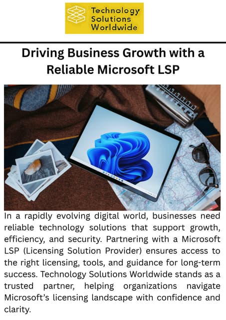 Driving Business Growth with a Reliable Microsoft LSP | PDF