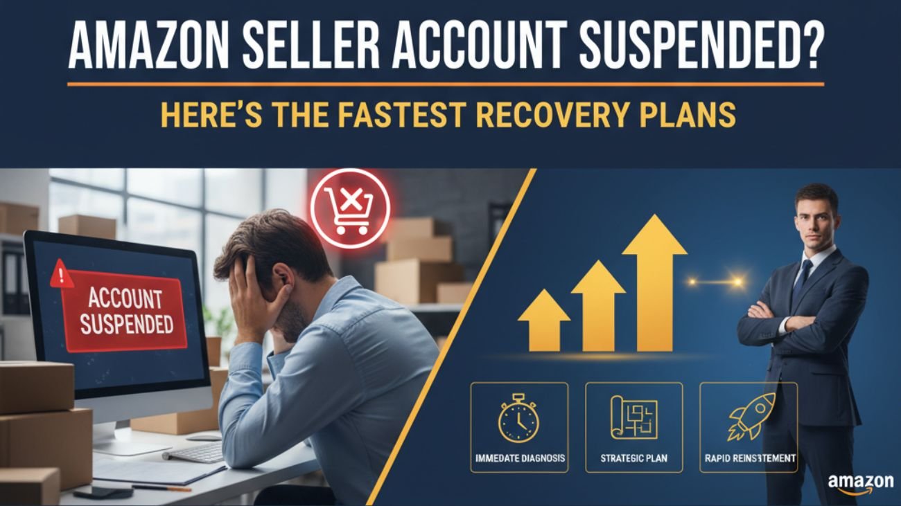 Amazon Seller Account Suspended? Here’s Fastest Recovery Plans