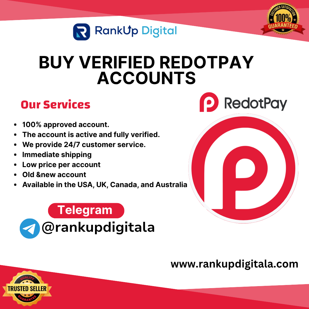 Buy Verified RedotPay Accounts | 100% Verified RedotPay