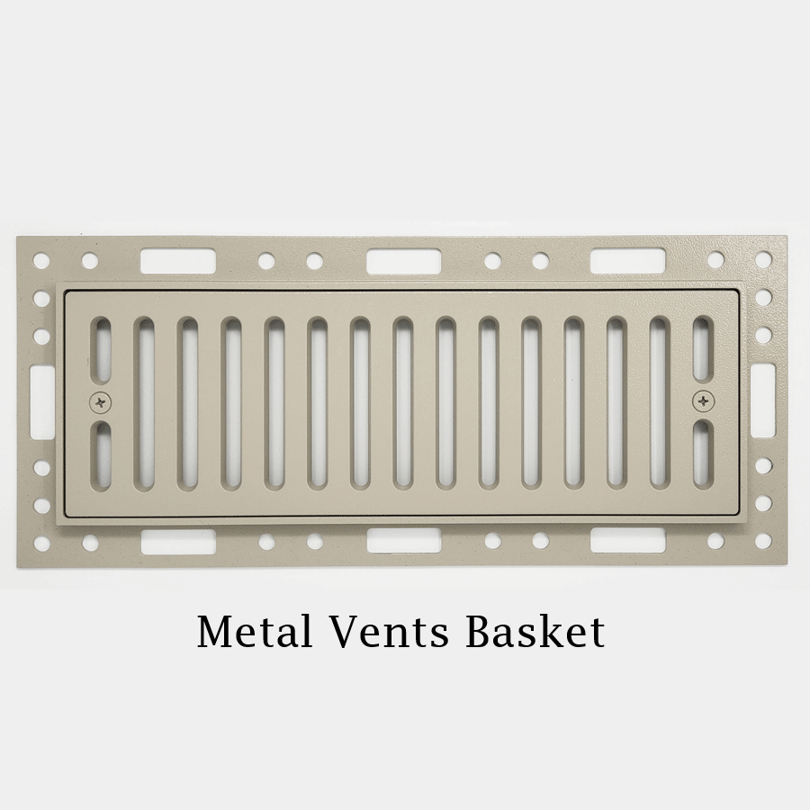 Forest Flush Mount Metal Floor Vent – Safari Dust