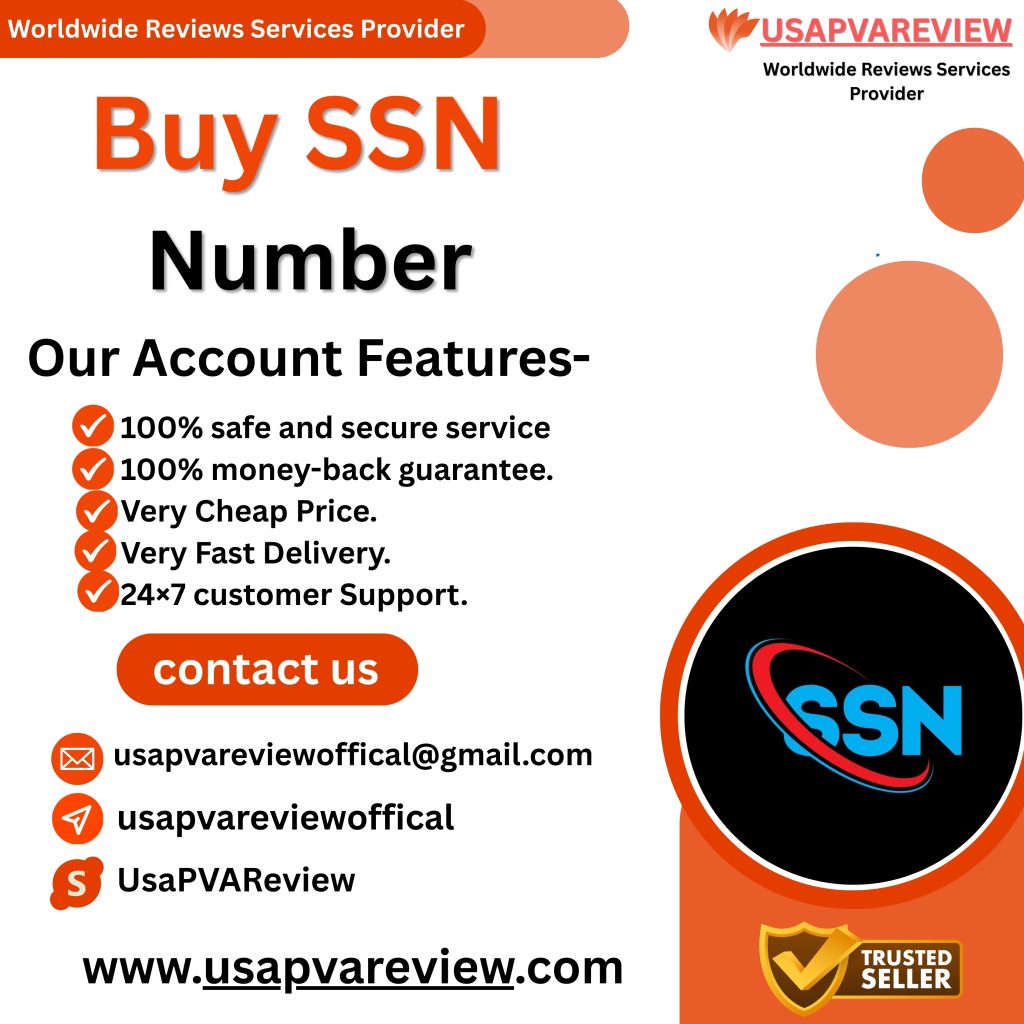 Buy SSN Number - USAPVAREVIEW