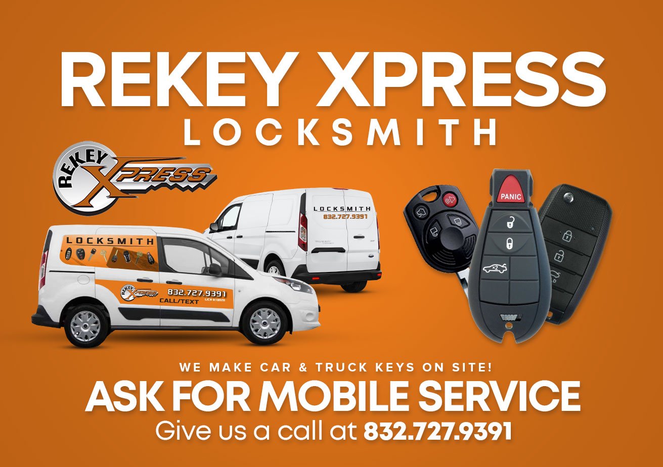 Locksmith Navasota TX | 24/7 Mobile Locksmith | ReKey XPress