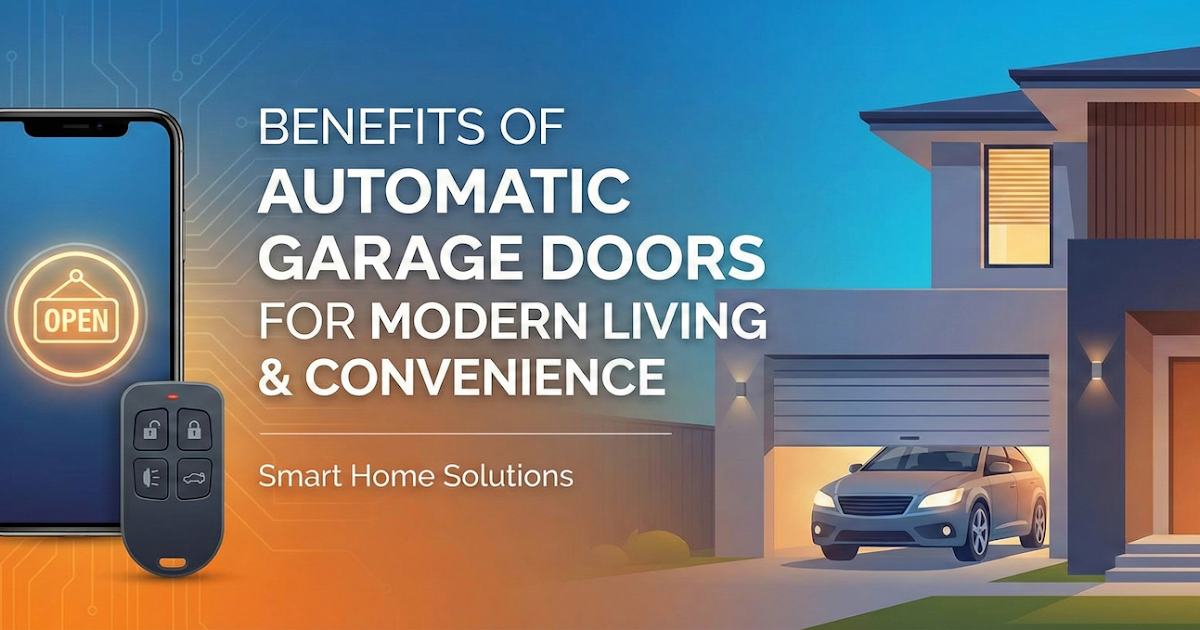 Benefits of Automatic Garage Doors for Modern Living & Convenience