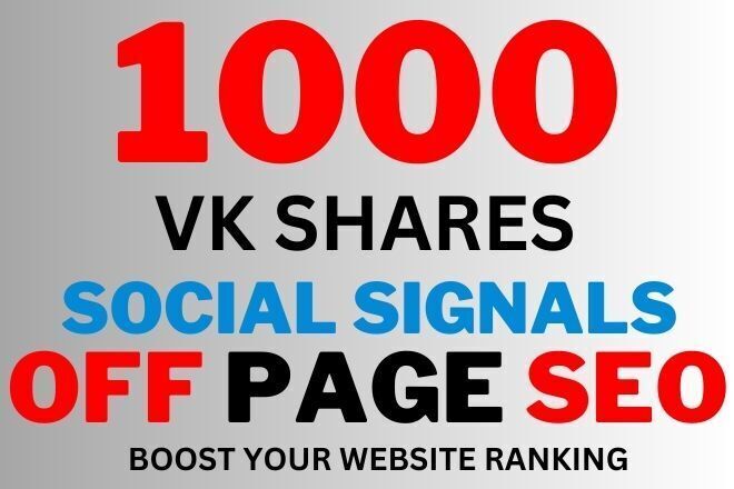 5000 High-Quality SEO VK Social Signals to Boost Your Website for $10, freelancer Amelia Huffer (seo-smm-promo) – Kwork
