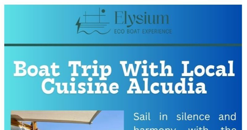 Boat Trip With Local Cuisine Alcudia