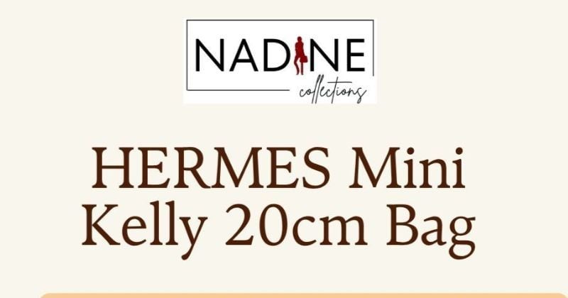 HERMES Mini Kelly 20cm Bag