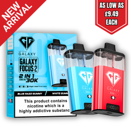 Crystal Galaxy Focus 2 30k Pod Kit - £10.99 Only | 2 for £21