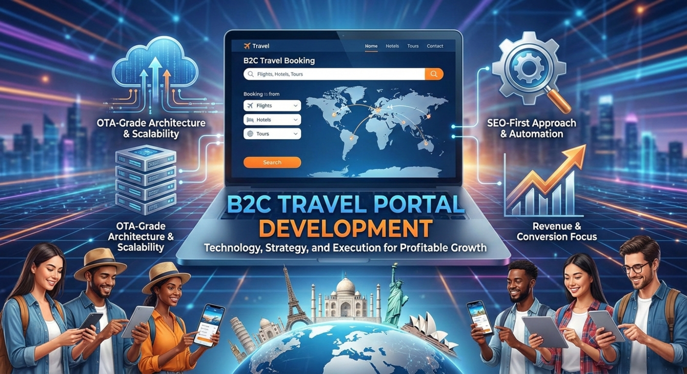 B2C Travel Portal Development Company | Custom OTA Solutions