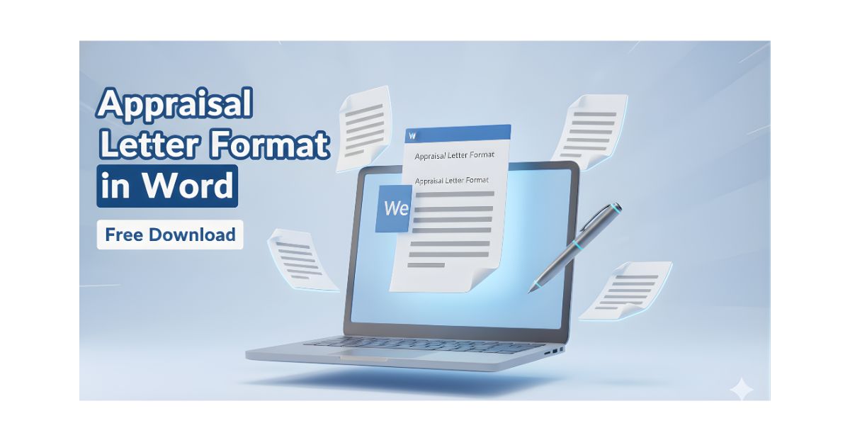Appraisal Letter Format in Word – Complete Guide & Sample - QR Staff Blogs