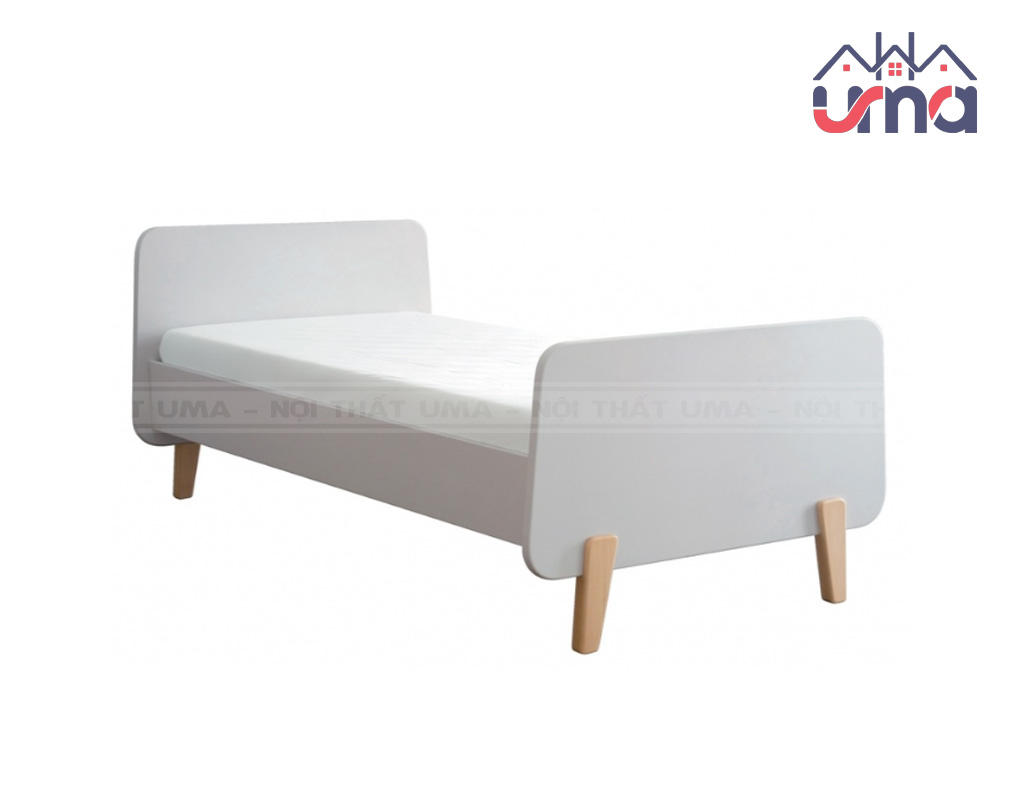 Giường Đơn Trẻ Em Gỗ MDF Đơn Giản GND036 - UMA