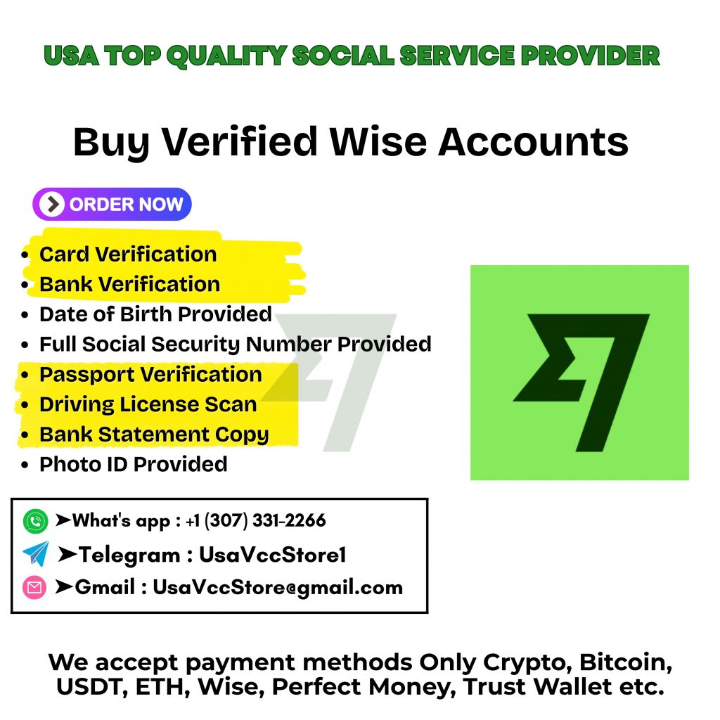 Buy Verified Wise Accounts | Instant Access & Secure