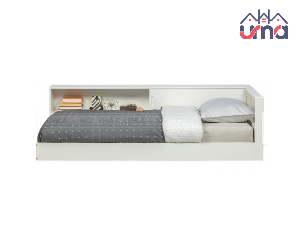 Giường Đơn Trẻ Em Gỗ Kèm Ngăn Kéo Hiện Đại GND035 UMA