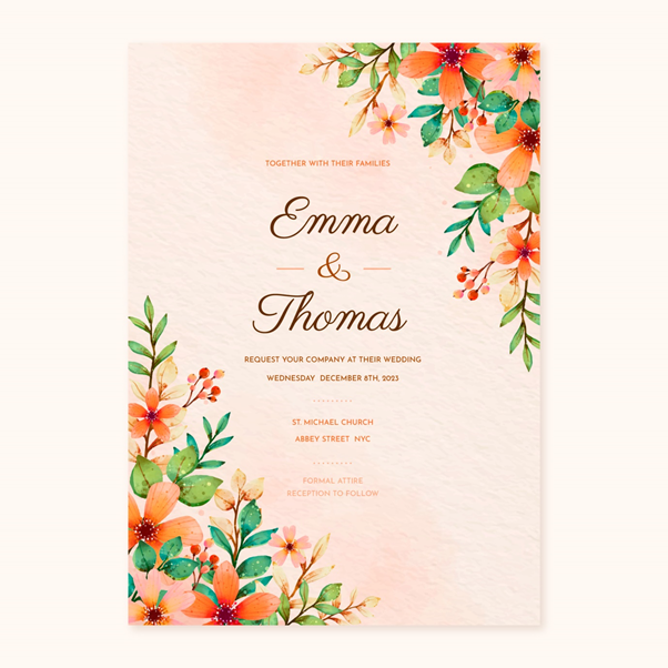 Stunning Wedding Invitation Cards South Africa | Nomcebo Printers