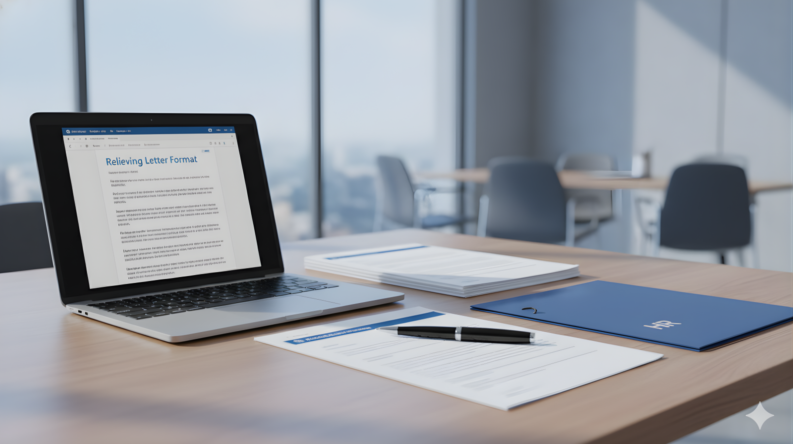 Relieving Letter Format in Word - Ready to Download - QR Staff Blogs