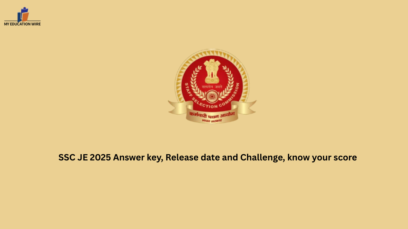 SSC JE 2025 Answer key release date and challenges